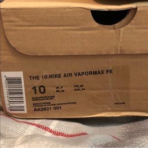 Off-White Shoes - Nike Vapormax Off-White Virgil Abloh Black Off-White Shoes - Nike Vapormax Off-White Virgil Abloh Black